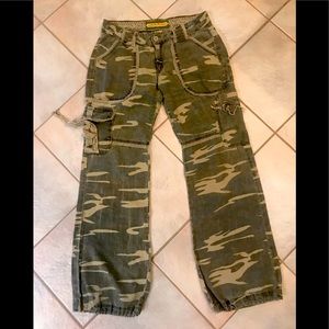 Miss Me Camo Cargo Pants